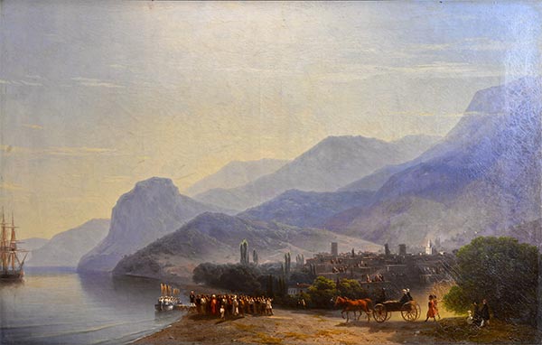 Alushta, 1878 | Aivazovsky | Giclée Leinwand Kunstdruck
