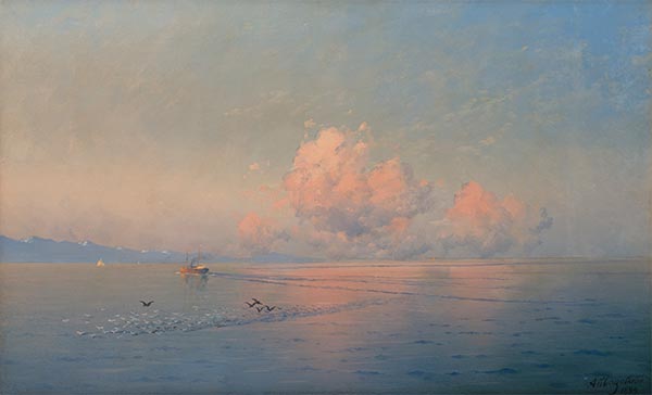 Ruhe vor der Krimküste, 1899 | Aivazovsky | Giclée Leinwand Kunstdruck