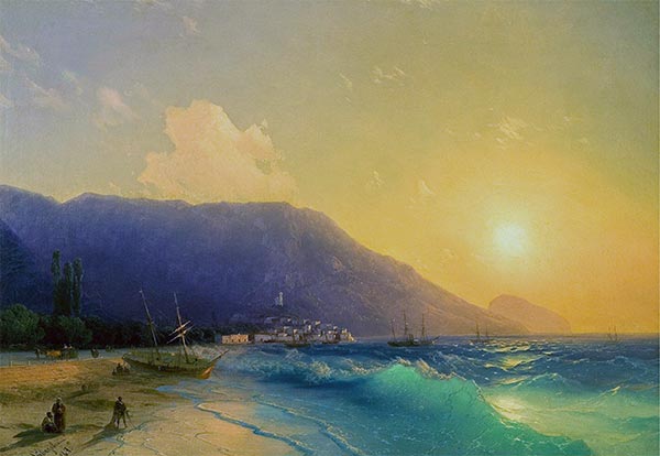 Aivazovsky | Sea View, 1867 | Giclée Canvas Print