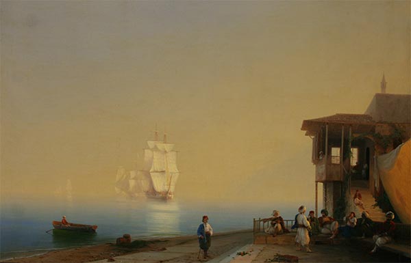 Embankment of the Eastern City, 1852 | Aivazovsky | Giclée Canvas Print