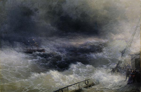 Ocean, 1896 | Aivazovsky | Giclée Canvas Print