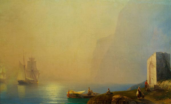 Early Morning by the Sea, 1850s | Aivazovsky | Giclée Canvas Print