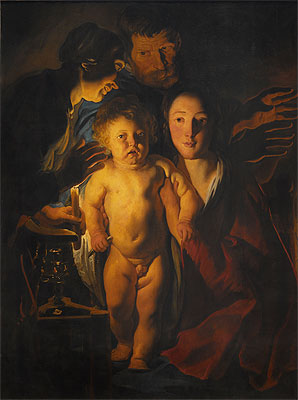 Jacob Jordaens | The Holy Family, Undated | Giclée Canvas Print