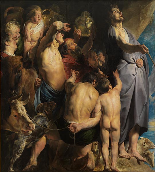 Moses Beats Water from the Rock, c.1618 | Jacob Jordaens