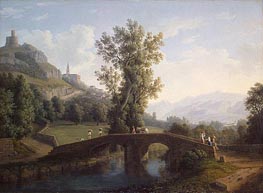 View of Montesarchio, 1791 by Philippe Hackert | Canvas Print