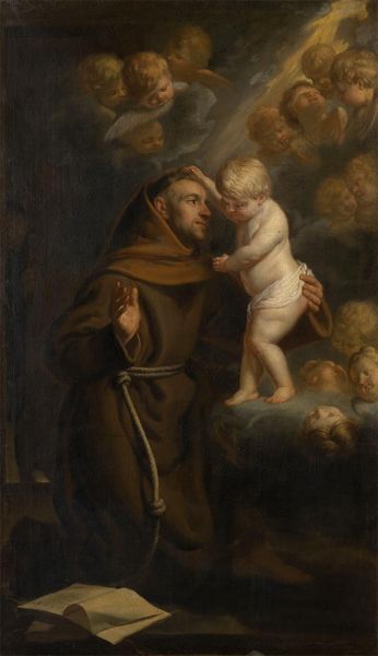 Der Jesusknabe erscheint dem heiligen Antonius, c.1640/50 | Jacob van Oost