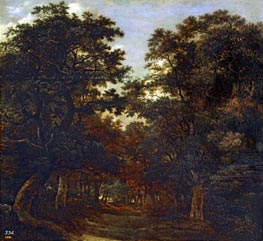 Ruisdael | Forest Wood, undated | Giclée Canvas Print