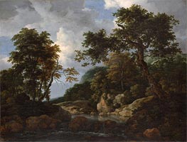 The Forest Stream, c.1660 by Ruisdael | Canvas Print