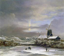 Ruisdael | Winter Landscape | Giclée Canvas Print