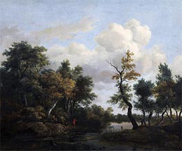 Ruisdael | A Wood Scene | Giclée Canvas Print