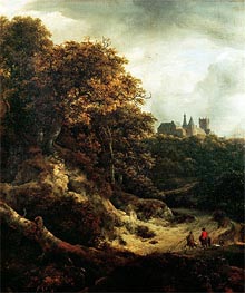 Ruisdael | Castle at Bentheim | Giclée Canvas Print
