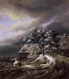 Ruisdael | Winter Landscape | Giclée Canvas Print