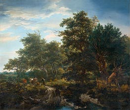 Ruisdael | Forest Landscape | Giclée Canvas Print