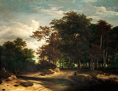 Der große Wald, c.1655/60 | Ruisdael | Giclée Leinwand Kunstdruck