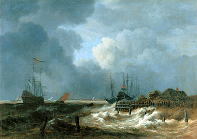 The Storm, n.d. | Ruisdael | Giclée Leinwand Kunstdruck