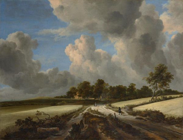 Weizenfelder, c.1670 | Ruisdael