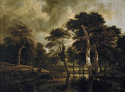 The Hunt, c.1665/70 | Ruisdael | Giclée Leinwand Kunstdruck