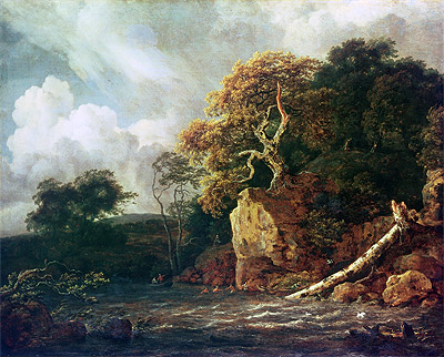 Landschaft mit Fluss, n.d. | Ruisdael