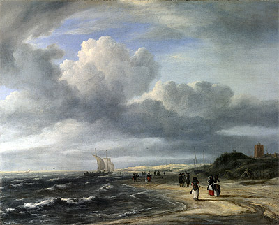 Die Küste bei Egmond aan Zee, c.1675 | Ruisdael