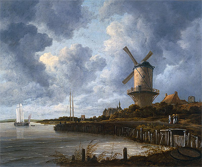 Die Mühle von Wijk bij Duurstede, c.1670 | Ruisdael
