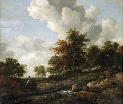 Wooded Landscape with a Rocky Stream, n.d. | Ruisdael