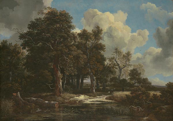 Waldrand mit einem Getreidefeld, c.1656 | Ruisdael
