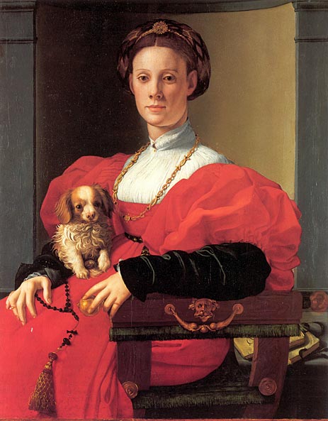 Portrait of a Lady in Red Dress, c.1532/33 | Pontormo | Giclée Canvas Print