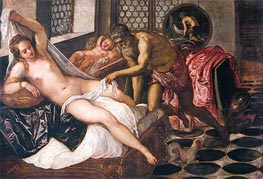 Mars and Venus Surprised by Vulcan | Tintoretto | Painting Reproduction