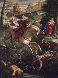 Tintoretto | Saint George | Giclée Canvas Print