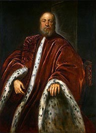 Ein Prokurator des Markusdoms | Tintoretto | Gemälde Reproduktion
