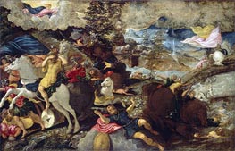 Die Bekehrung des Heiligen Paulus | Tintoretto | Gemälde Reproduktion