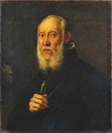 Tintoretto | Portrait of Jacopo Sansovino | Giclée Canvas Print