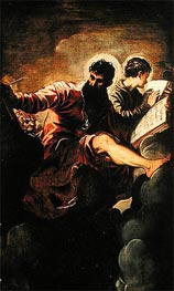 Evangelists Mark and John, 1557 by Tintoretto | Canvas Print
