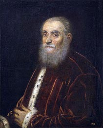 Marco Grimani, c.1576/83 by Tintoretto | Canvas Print