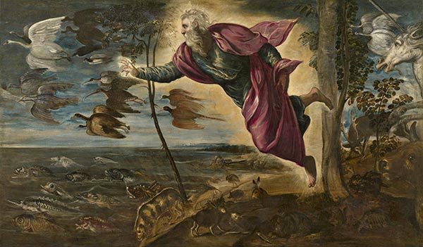 The Creation of the Animals, c.1551/52 | Tintoretto | Giclée Canvas Print