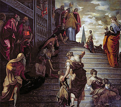 The Presentation of the Virgin, c.1553/56 | Tintoretto