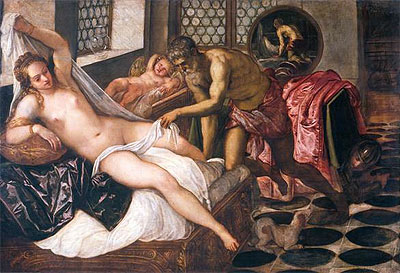 Mars and Venus Surprised by Vulcan, c.1555 | Tintoretto