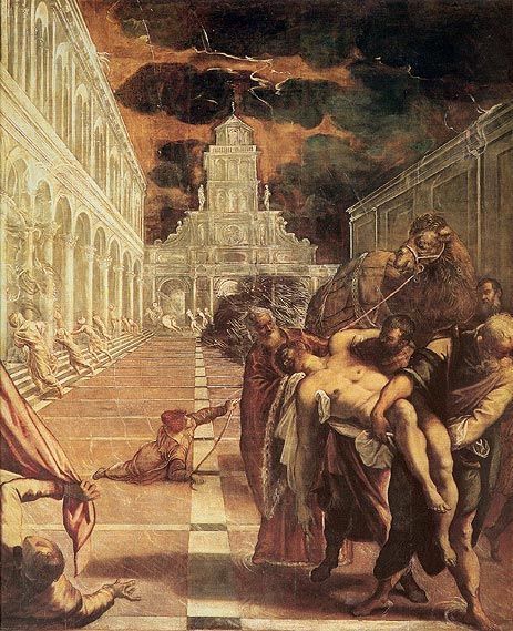 The Removal of the Body of St. Mark, c.1562/66 | Tintoretto