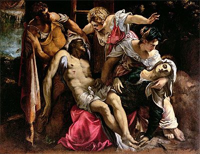 Deposition from the Cross, Undated | Tintoretto | Giclée Canvas Print