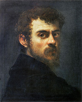 Self Portrait, c.1546/48 | Tintoretto | Giclée Leinwand Kunstdruck