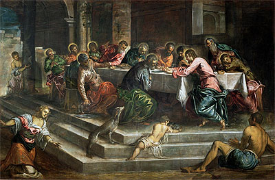 Last Supper, Undated | Tintoretto | Giclée Canvas Print
