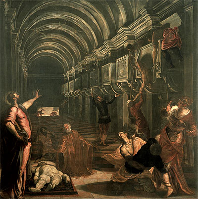 Die Auffindung des Leichnams des heiligen Markus, c.1562/66 | Tintoretto