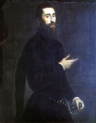 Porträt eines genuesischen Edelmannes, c.1550 | Tintoretto