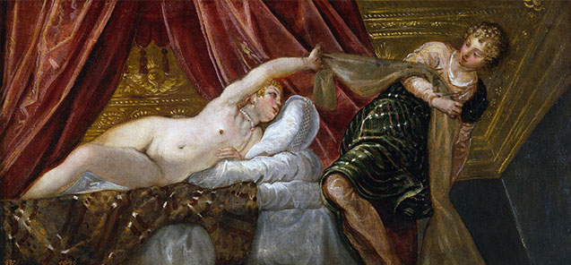 Tintoretto | Joseph and the Wife of Potiphar, c.1552/55 | Giclée Canvas Print