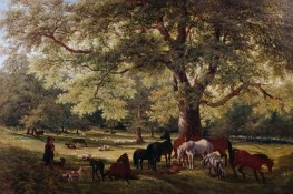 Park mit Pferden, c.1806/07 | Jacques-Laurent Agasse
