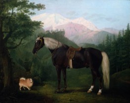 Pferd und Hund in einer Landschaft, n.d. | Jacques-Laurent Agasse