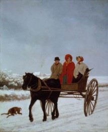 Der Schneemorgen, 1819 | Jacques-Laurent Agasse
