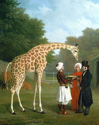 The Nubian Giraffe, 1827 | Jacques-Laurent Agasse | Giclée Canvas Print