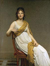 Jacques-Louis David | Henriette Verniac, nee Henriette Delacroix, soeur d'Eugene Delacroix | Giclée Canvas Print