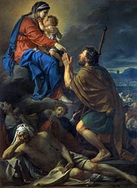Saint Roch Pleading for the Victims of the Plague | Jacques-Louis David | Gemälde Reproduktion
